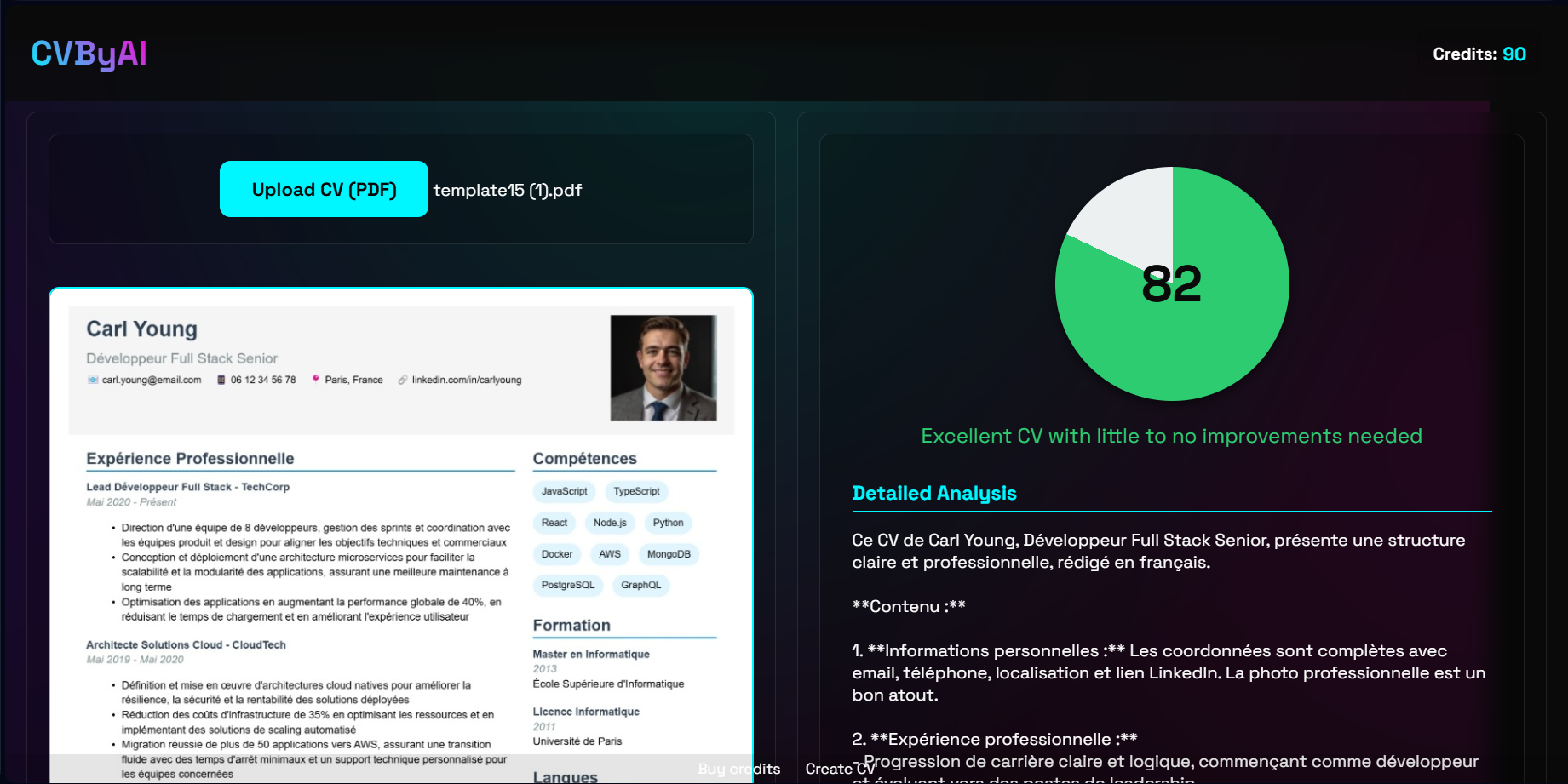 Analyseur de CV