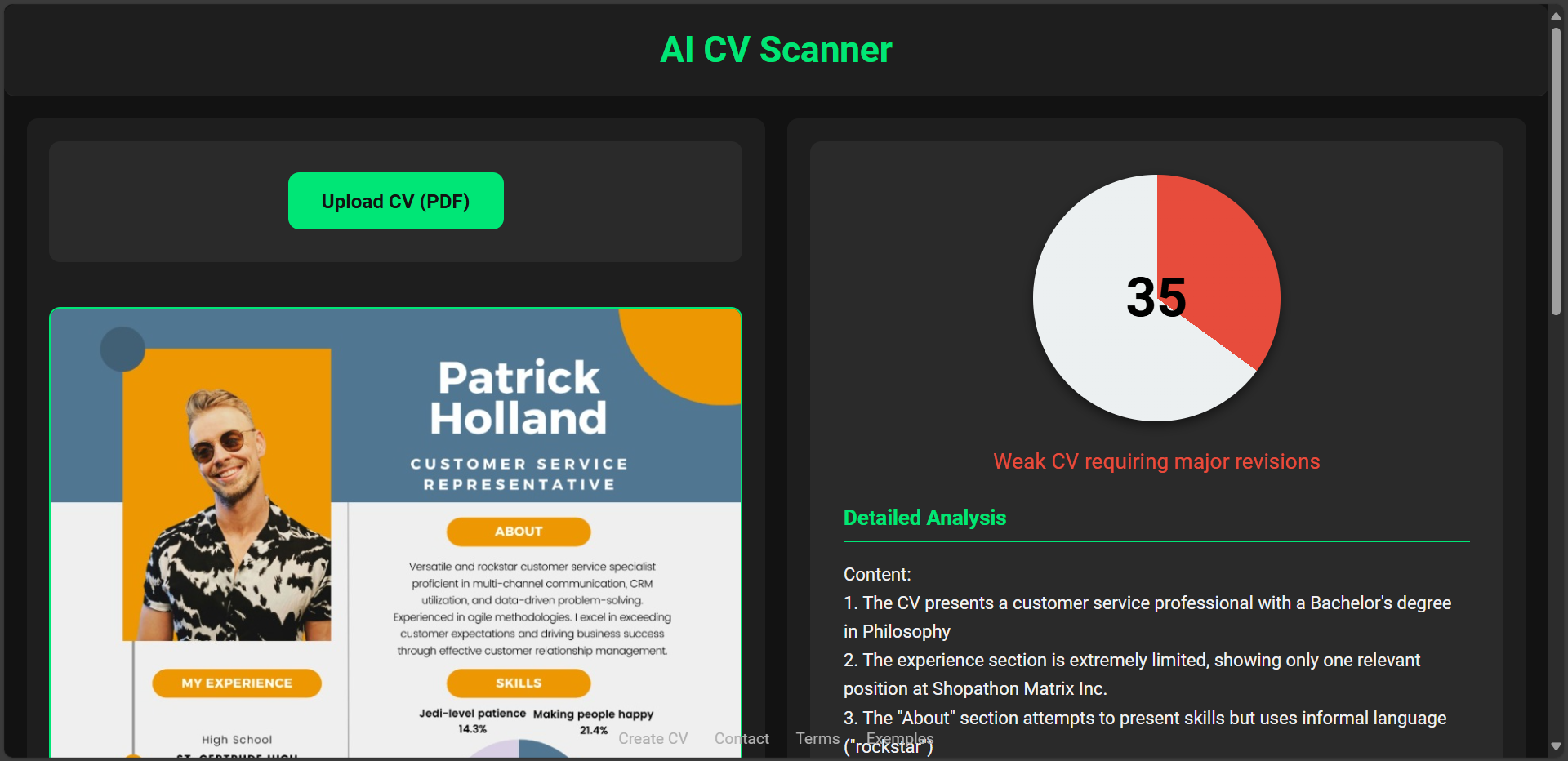 CV Scanner