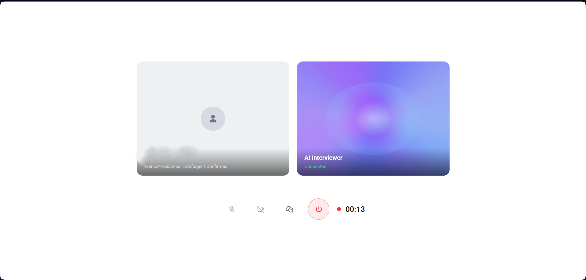 Interface simulation entretien The Patch