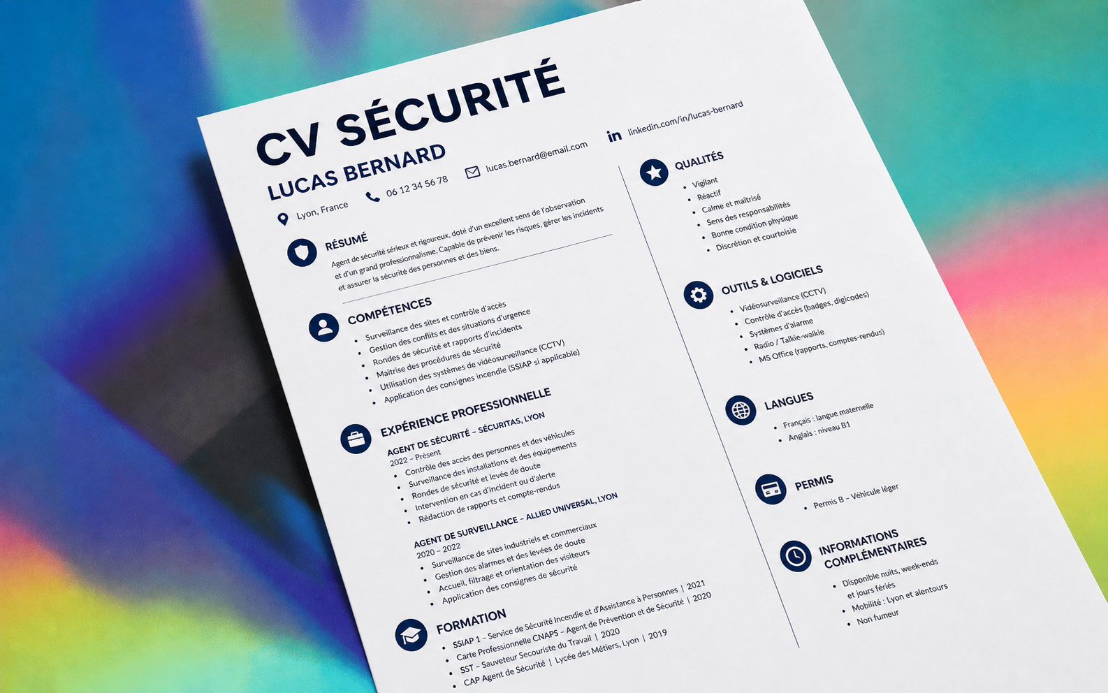 10 modèles de CV Agent de sécurité gratuit à remplir en 2026