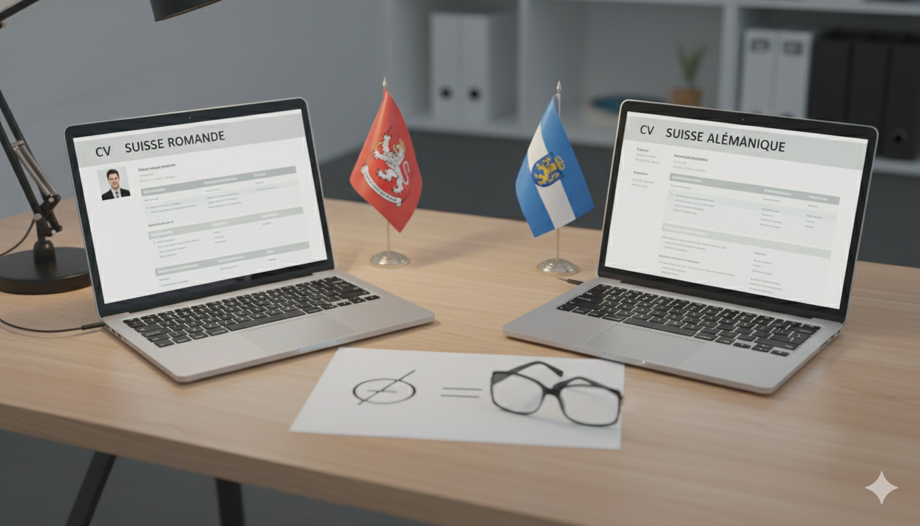 CV pour travailler en Suisse romande vs alémanique