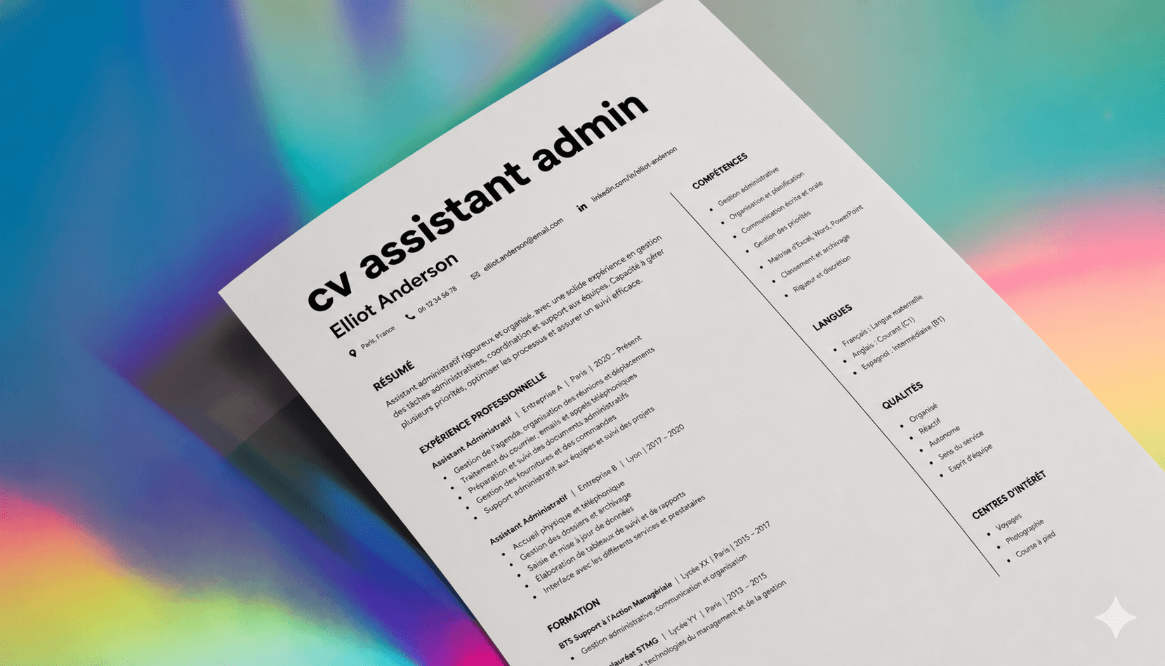 10 modèles de CV assistant administratif gratuit à remplir en 2026