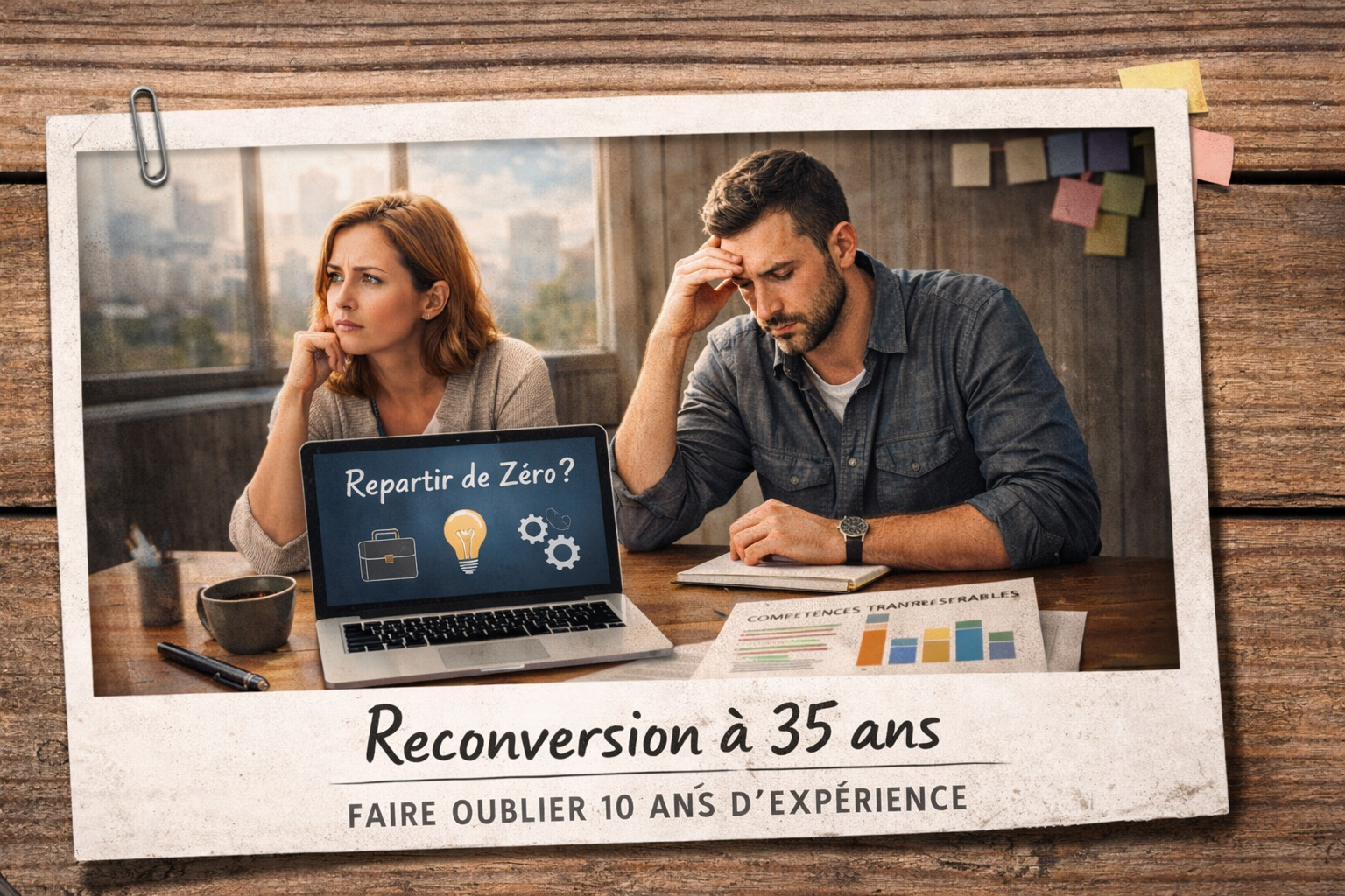 Reconversion à 35 ans : comment faire oublier 10 ans d'expérience dans le mauvais secteur