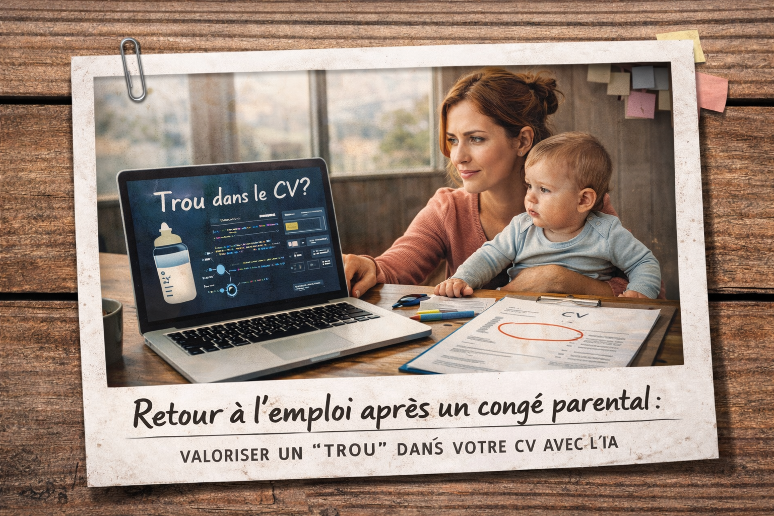 Retour à l'emploi après un congé parental : comment valoriser un 'trou' dans votre CV avec l'IA