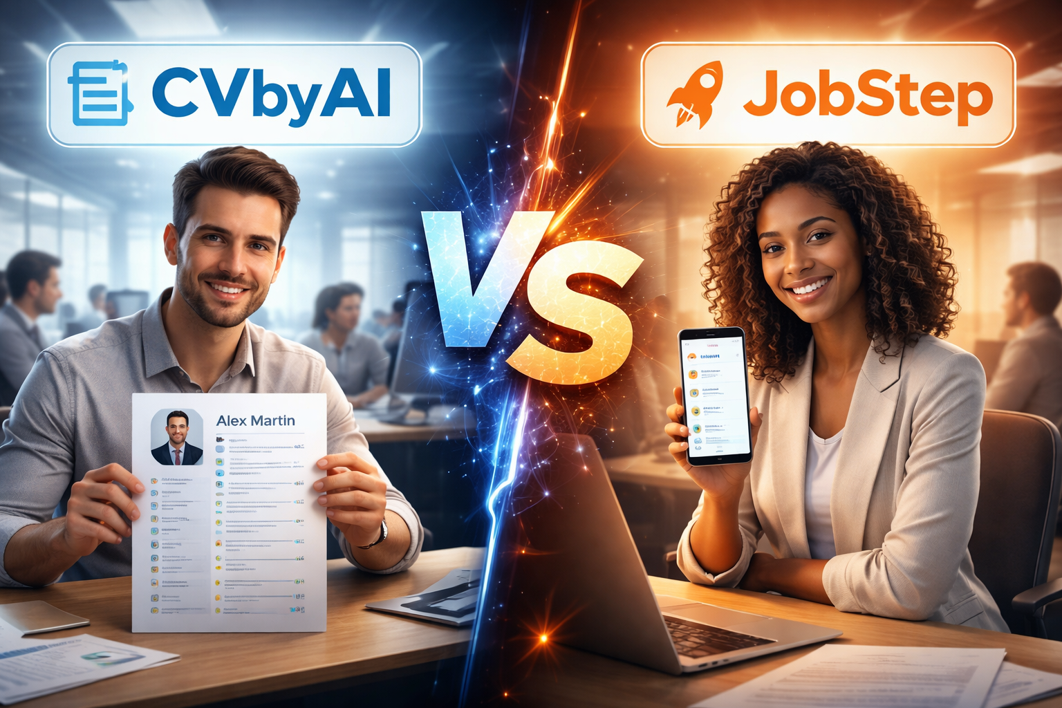 Vergleich Jobstep.io vs CVByAI