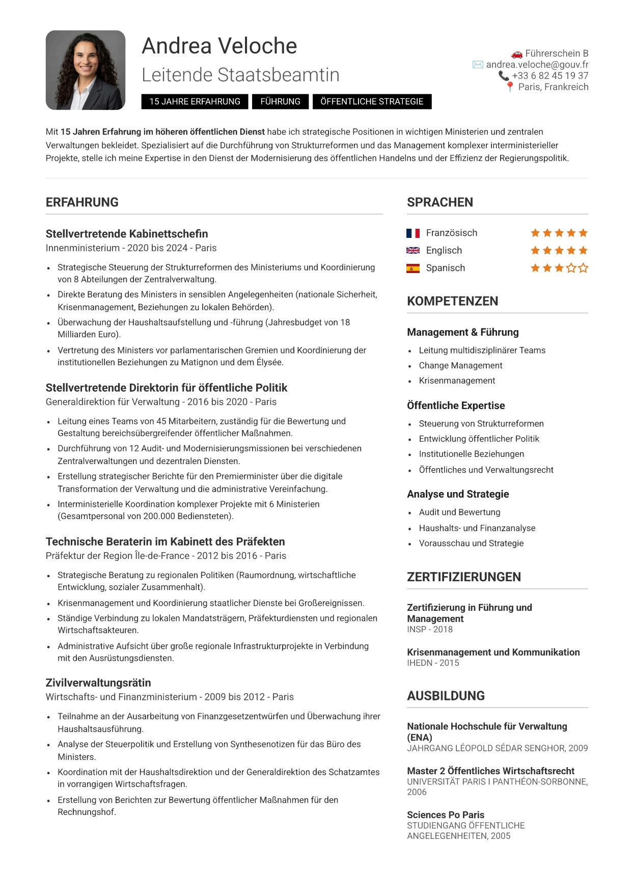 klassischer lebenslauf devops