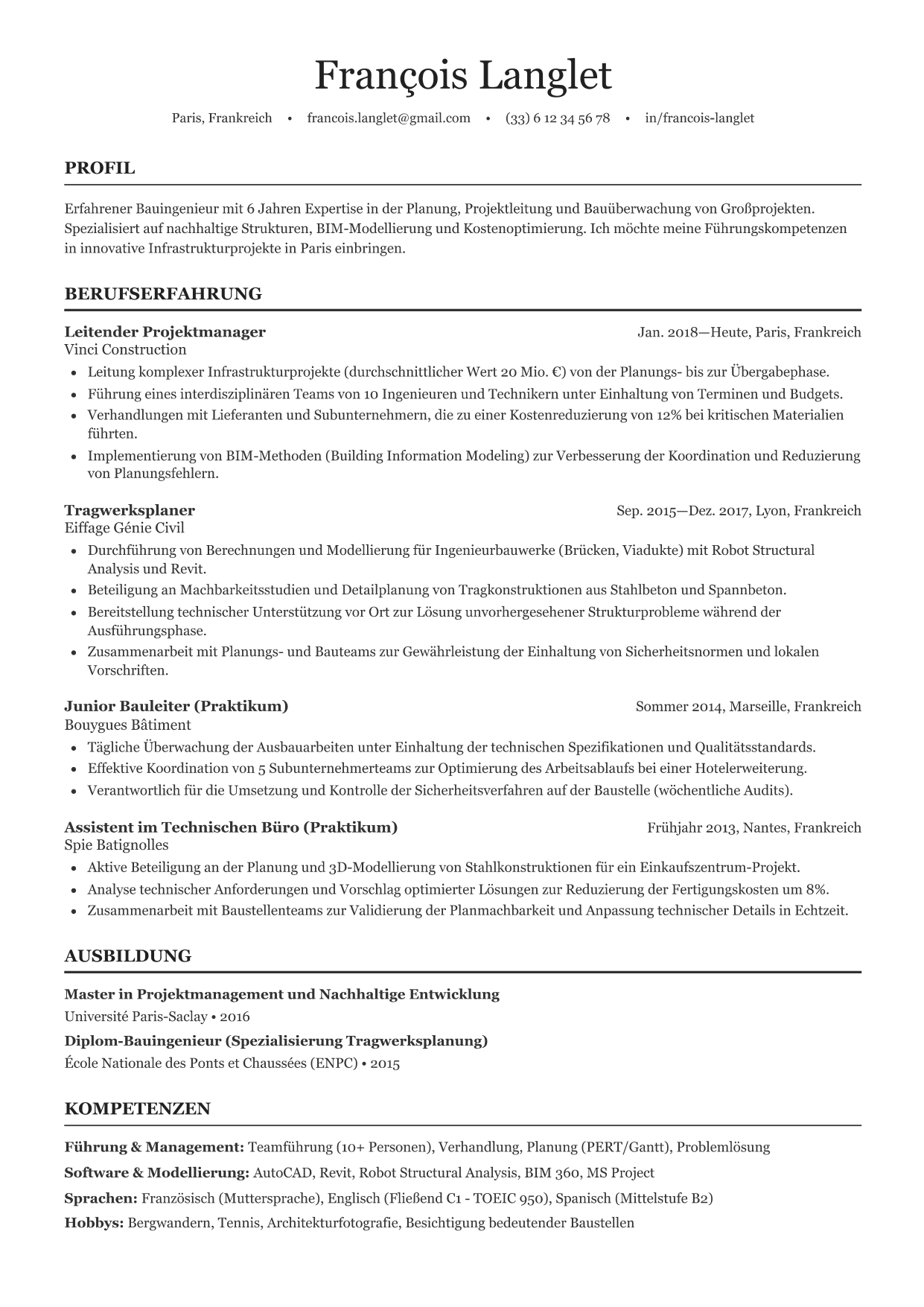 lebenslauf fullstack developer